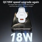 Caricabatterie rapido USB Yesido YC85 PD 18W