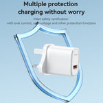 Caricabatterie rapido USB Yesido YC85 PD 18W