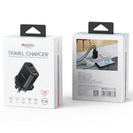 Caricabatterie digitale Yesido YC86 17W USB-C e Dual USB