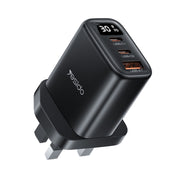 Caricabatterie digitale Yesido YC88 30W USB + Dual USB-C / Type-C, YC88