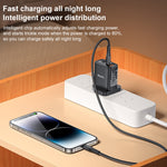 Caricabatterie digitale Yesido YC88 30W USB + Dual USB-C