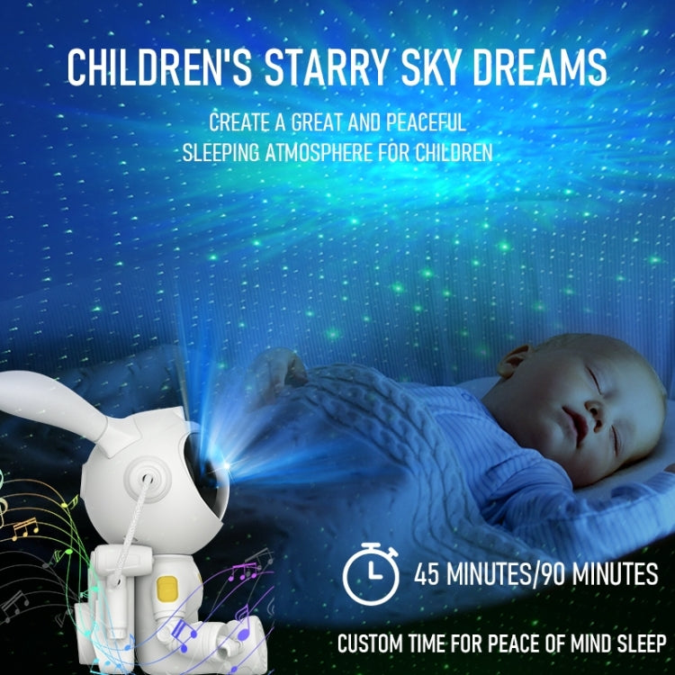 G002 Space Rabbit Lampada di proiezione del cielo stellato Altoparlante Bluetooth 2 in 1 Luce laser, G002 Bluetooth
