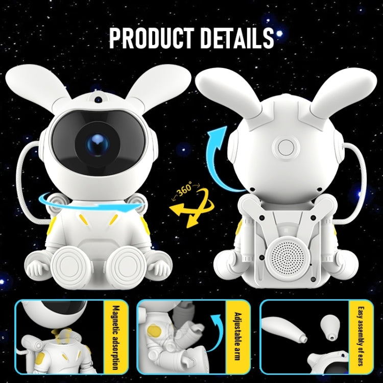 G002 Space Rabbit Lampada di proiezione del cielo stellato Altoparlante Bluetooth 2 in 1 Luce laser, G002 Bluetooth