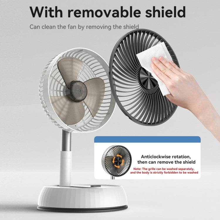 Ventilatore da pavimento telescopico pieghevole Yesido YF11