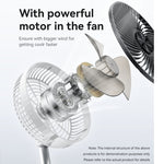 Ventilatore da pavimento telescopico pieghevole Yesido YF11