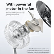 Ventilatore da pavimento telescopico pieghevole Yesido YF11