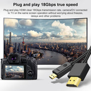 Cavo di collegamento video da HDMI a Micro HDMI 4K UHD 18 Gbps, 0.3m, 0.5m, 1m
