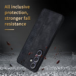 Custodia per telefono AZNS 3D in rilievo effetto pelle, For Samsung Galaxy S25+ 5G, For Samsung Galaxy S25 Ultra 5G, For Samsung Galaxy S24 FE 5G