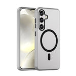 Custodia per telefono a copertura totale in TPU + PC traslucido satinato MagSafe, For Samsung Galaxy S24 5G, For Samsung Galaxy S23 Ultra 5G
