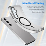 Custodia per telefono a copertura totale in TPU + PC traslucido satinato MagSafe, For Samsung Galaxy S24 5G, For Samsung Galaxy S23 Ultra 5G