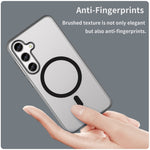 Custodia per telefono a copertura totale in TPU + PC traslucido satinato MagSafe, For Samsung Galaxy S24 5G, For Samsung Galaxy S23 Ultra 5G