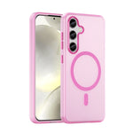 Custodia per telefono a copertura totale in TPU + PC traslucido satinato MagSafe, For Samsung Galaxy S24 5G, For Samsung Galaxy S23 Ultra 5G