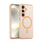 Custodia per telefono a copertura totale in TPU + PC traslucido satinato MagSafe, For Samsung Galaxy S24 5G, For Samsung Galaxy S23 Ultra 5G