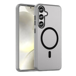 Custodia per telefono a copertura totale in TPU + PC traslucido satinato MagSafe, For Samsung Galaxy S24 Ultra 5G, For Samsung Galaxy S24+ 5G