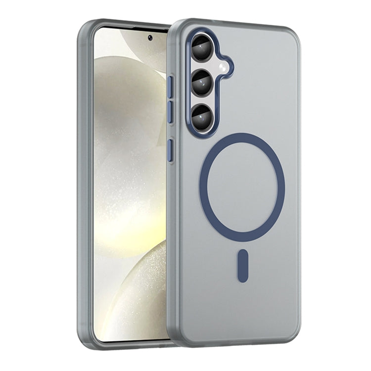Custodia per telefono a copertura totale in TPU + PC traslucido satinato MagSafe, For Samsung Galaxy S24 Ultra 5G, For Samsung Galaxy S24+ 5G