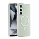 Custodia per telefono a copertura totale in TPU + PC traslucido satinato MagSafe, For Samsung Galaxy S25 Ultra, For Samsung Galaxy S24 FE 5G