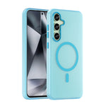 Custodia per telefono a copertura totale in TPU + PC traslucido satinato MagSafe, For Samsung Galaxy S25 Ultra, For Samsung Galaxy S24 FE 5G