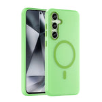Custodia per telefono a copertura totale in TPU + PC traslucido satinato MagSafe, For Samsung Galaxy S25 Ultra, For Samsung Galaxy S24 FE 5G