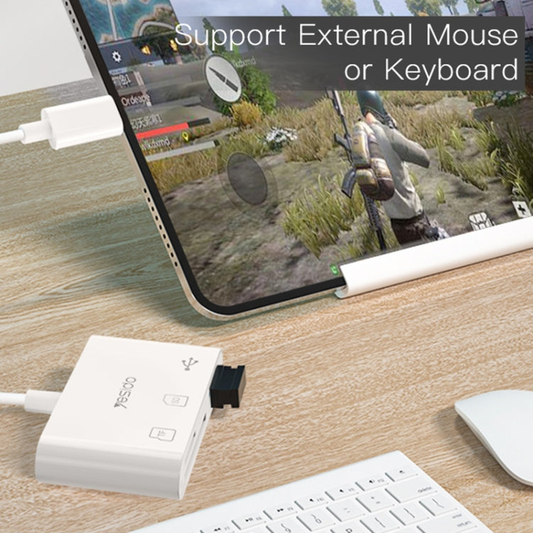 Yesido GS16 Adattatore OTG da USB-C a USB 3.0, TF e SD