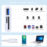 Yesido GS16 Adattatore OTG da USB-C a USB 3.0, TF e SD