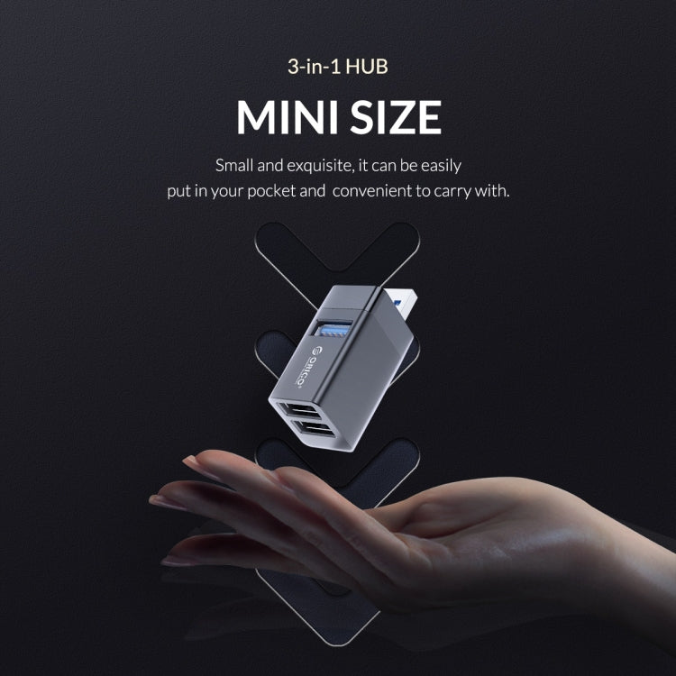 ORICO MINI-U32 Adattatore Mini HUB USB 3 in 1, MINI-U32
