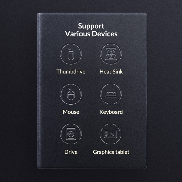 ORICO MINI-U32 Adattatore Mini HUB USB 3 in 1, MINI-U32