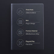 Adattatore Mini HUB USB ORICO MINI-U32L 3 in 1, MINI-U32L