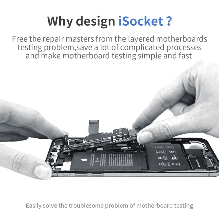 QianLi iSocket Series 8 in 1 Motherboard Layer Test Bench for iPhone 15 Series, QianLi iSocket Series For iPhone 15 Series