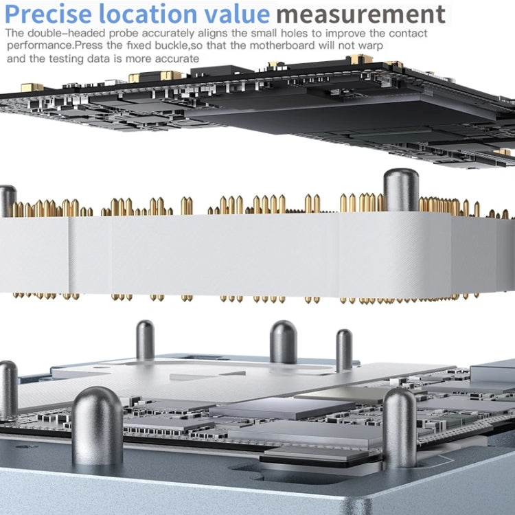 Banco di prova a strati per scheda madre QianLi iSocket Series 8 in 1 per iPhone serie 15, QianLi iSocket Series For iPhone 15 Series