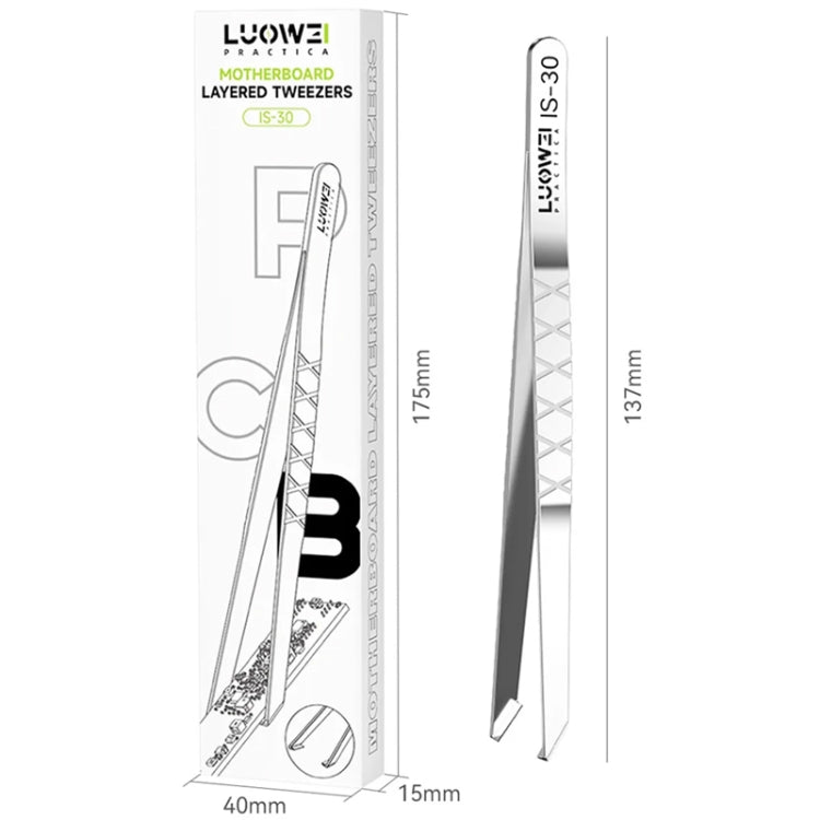 Luowei IS-30 Motherboard Anti-slip Layer Tweezers, IS-30