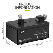 Il tester elettrico di tenuta d'aria del telefono Luowei LW-E02 supporta il test di pressione positiva/negativa, spina americana, LW-E02