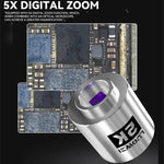 Luowei LW-GK20 UHD 1080P/2K Microscope Camera with 5X Digital Zoom and Customized Storage, LW-GK20