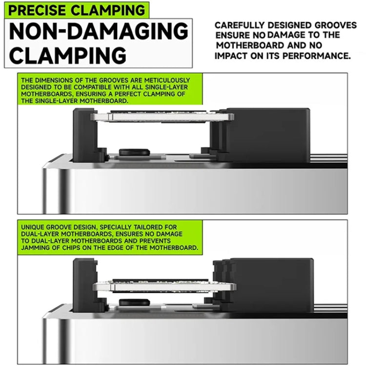 Dispositivo per scheda madre triassiale ad alta temperatura in fibra di carbonio Luowei LW-AP02, LW-AP02