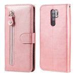 Fashion Calf Texture Zipper Custodia in pelle a vibrazione orizzontale con supporto e slot per schede e funzione portafoglio, For Xiaomi Redmi 9, For Sony Xperia 10 II, For Sony Xperia L4