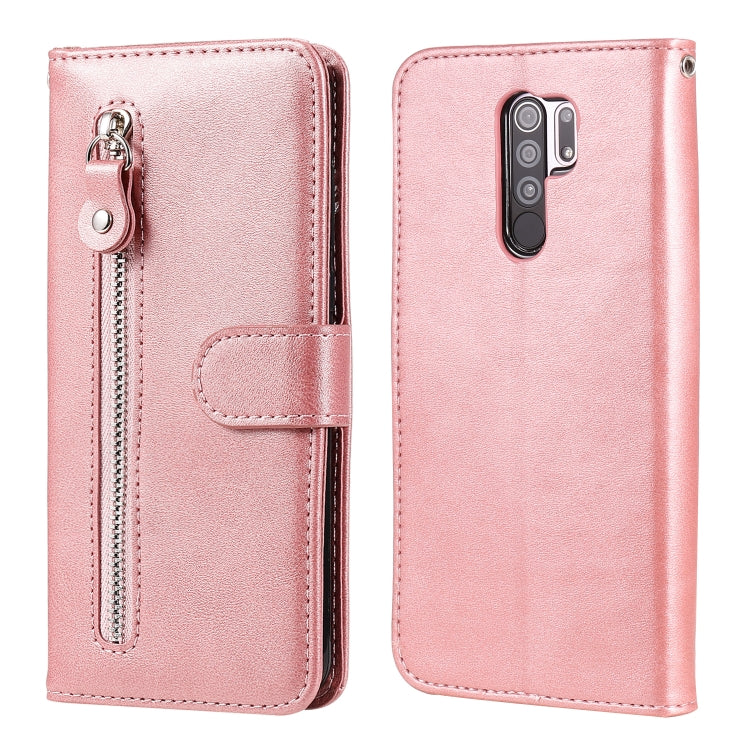 Fashion Calf Texture Zipper Custodia in pelle a vibrazione orizzontale con supporto e slot per schede e funzione portafoglio, For Xiaomi Redmi 9, For Sony Xperia 10 II, For Sony Xperia L4
