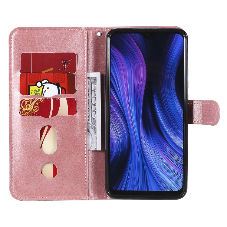 Fashion Calf Texture Zipper Custodia in pelle a vibrazione orizzontale con supporto e slot per schede e funzione portafoglio, For Xiaomi Redmi 9, For Sony Xperia 10 II, For Sony Xperia L4