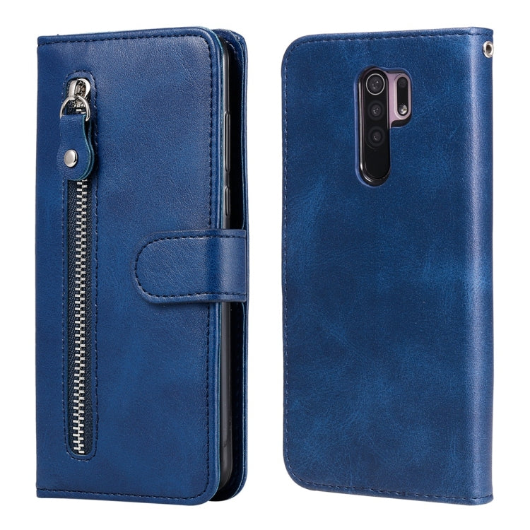 Fashion Calf Texture Zipper Custodia in pelle a vibrazione orizzontale con supporto e slot per schede e funzione portafoglio, For Xiaomi Redmi 9, For Sony Xperia 10 II, For Sony Xperia L4