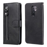 Fashion Calf Texture Zipper Custodia in pelle a vibrazione orizzontale con supporto e slot per schede e funzione portafoglio, For Xiaomi Redmi 9, For Sony Xperia 10 II, For Sony Xperia L4