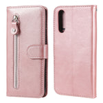 Fashion Calf Texture Zipper Custodia in pelle a vibrazione orizzontale con supporto e slot per schede e funzione portafoglio, For Xiaomi Redmi 9, For Sony Xperia 10 II, For Sony Xperia L4