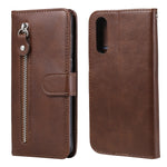 Fashion Calf Texture Zipper Custodia in pelle a vibrazione orizzontale con supporto e slot per schede e funzione portafoglio, For Xiaomi Redmi 9, For Sony Xperia 10 II, For Sony Xperia L4