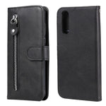 Fashion Calf Texture Zipper Custodia in pelle a vibrazione orizzontale con supporto e slot per schede e funzione portafoglio, For Xiaomi Redmi 9, For Sony Xperia 10 II, For Sony Xperia L4