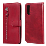 Fashion Calf Texture Zipper Custodia in pelle a vibrazione orizzontale con supporto e slot per schede e funzione portafoglio, For Xiaomi Redmi 9, For Sony Xperia 10 II, For Sony Xperia L4
