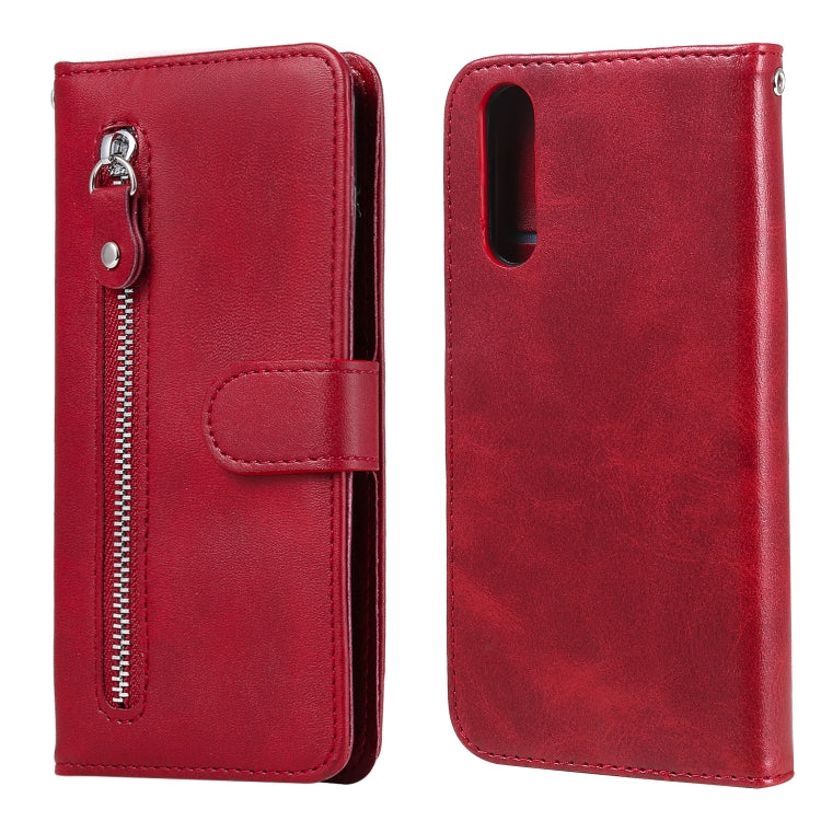 Fashion Calf Texture Zipper Custodia in pelle a vibrazione orizzontale con supporto e slot per schede e funzione portafoglio, For Xiaomi Redmi 9, For Sony Xperia 10 II, For Sony Xperia L4