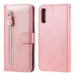 Fashion Calf Texture Zipper Custodia in pelle a vibrazione orizzontale con supporto e slot per schede e funzione portafoglio, For Xiaomi Redmi 9, For Sony Xperia 10 II, For Sony Xperia L4