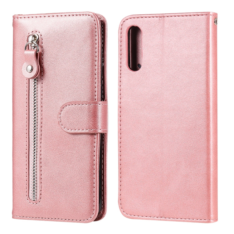 Fashion Calf Texture Zipper Custodia in pelle a vibrazione orizzontale con supporto e slot per schede e funzione portafoglio, For Xiaomi Redmi 9, For Sony Xperia 10 II, For Sony Xperia L4