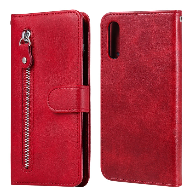 Fashion Calf Texture Zipper Custodia in pelle a vibrazione orizzontale con supporto e slot per schede e funzione portafoglio, For Xiaomi Redmi 9, For Sony Xperia 10 II, For Sony Xperia L4