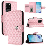 Custodia per telefono in pelle con texture rombica e cordino, For Samsung Galaxy S21 Ultra 5G, For Samsung Galaxy S20 Ultra, For Samsung Galaxy S20, For Samsung Galaxy S20+