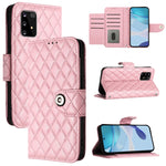 Custodia per telefono in pelle con texture rombica e cordino, For Samsung Galaxy S10 Lite, For Samsung Galaxy S10e, For Samsung Galaxy S10+, For Samsung Galaxy S10