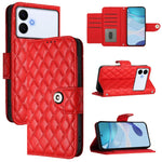Custodia per telefono in pelle con texture rombica e cordino, For Samsung Galaxy S26+ 5G, For Samsung Galaxy S26 Edge 5G, For Samsung Galaxy S26 Ultra 5G, For Samsung Galaxy S26 5G