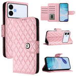 Custodia per telefono in pelle con texture rombica e cordino, For Samsung Galaxy S26+ 5G, For Samsung Galaxy S26 Edge 5G, For Samsung Galaxy S26 Ultra 5G, For Samsung Galaxy S26 5G
